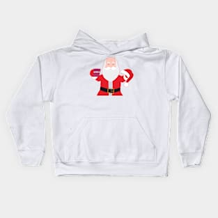 Have a A delightful cup of Christmas with Santa Claus Kids Hoodie